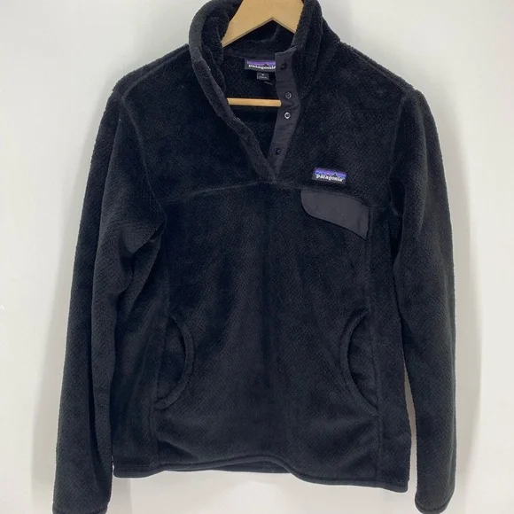 PATAGONIA Polartec Fleece Pullover Snap Sweater Jacket - Picture 3 of 7